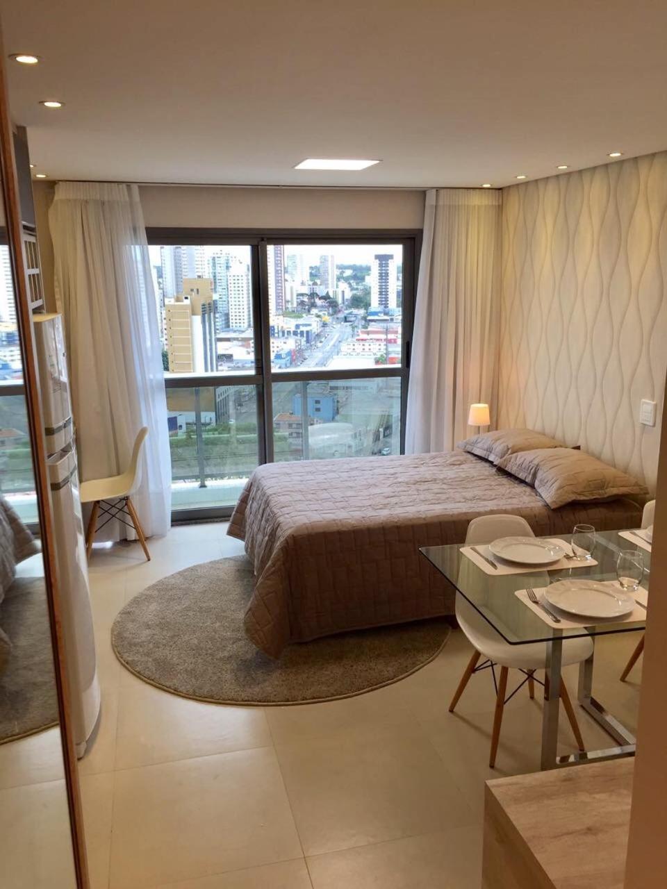 קוריטיבה Estudio Moderno Com Linda Vista Para A Serra מראה חיצוני תמונה