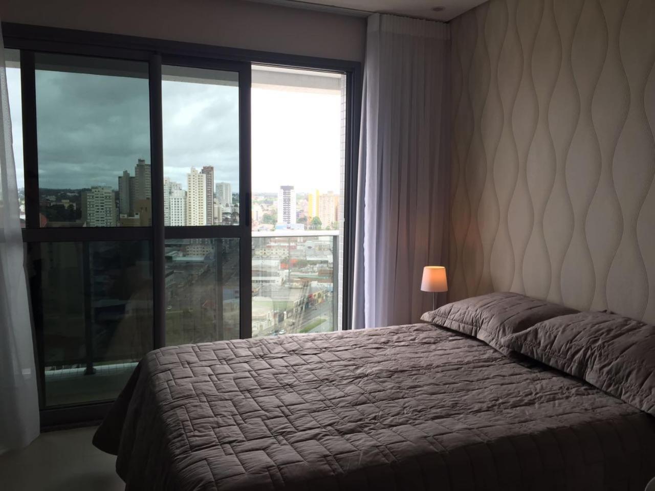 קוריטיבה Estudio Moderno Com Linda Vista Para A Serra מראה חיצוני תמונה